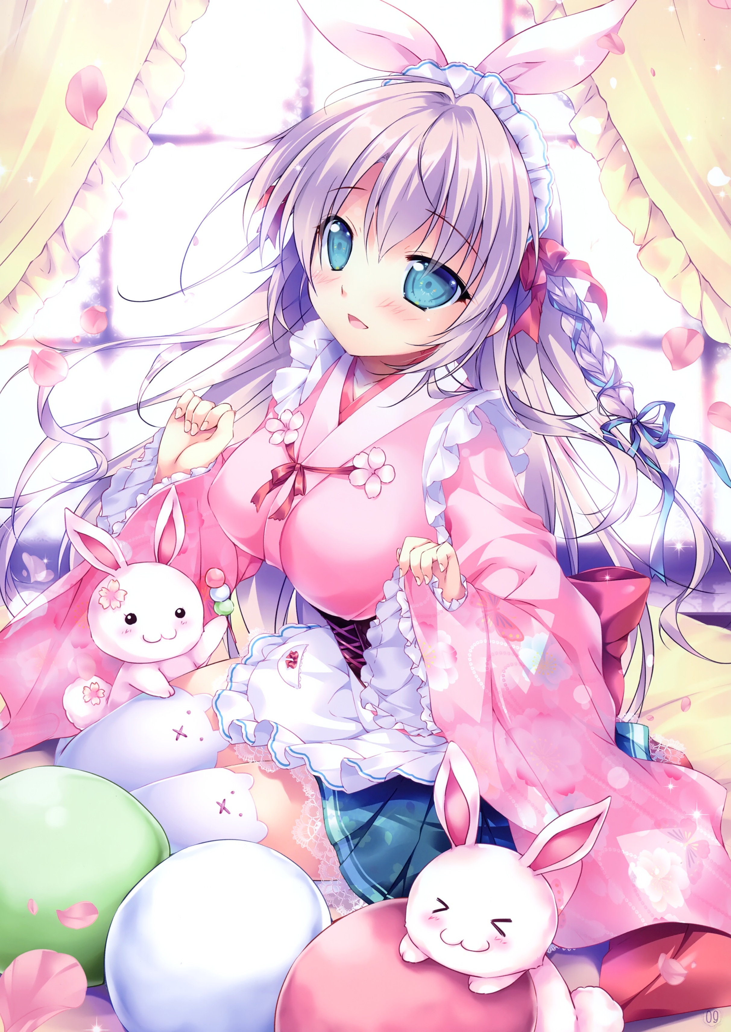 Pink Chuchu Mikeou Maid Thighhighs Wa Maid 579984 Yande Re